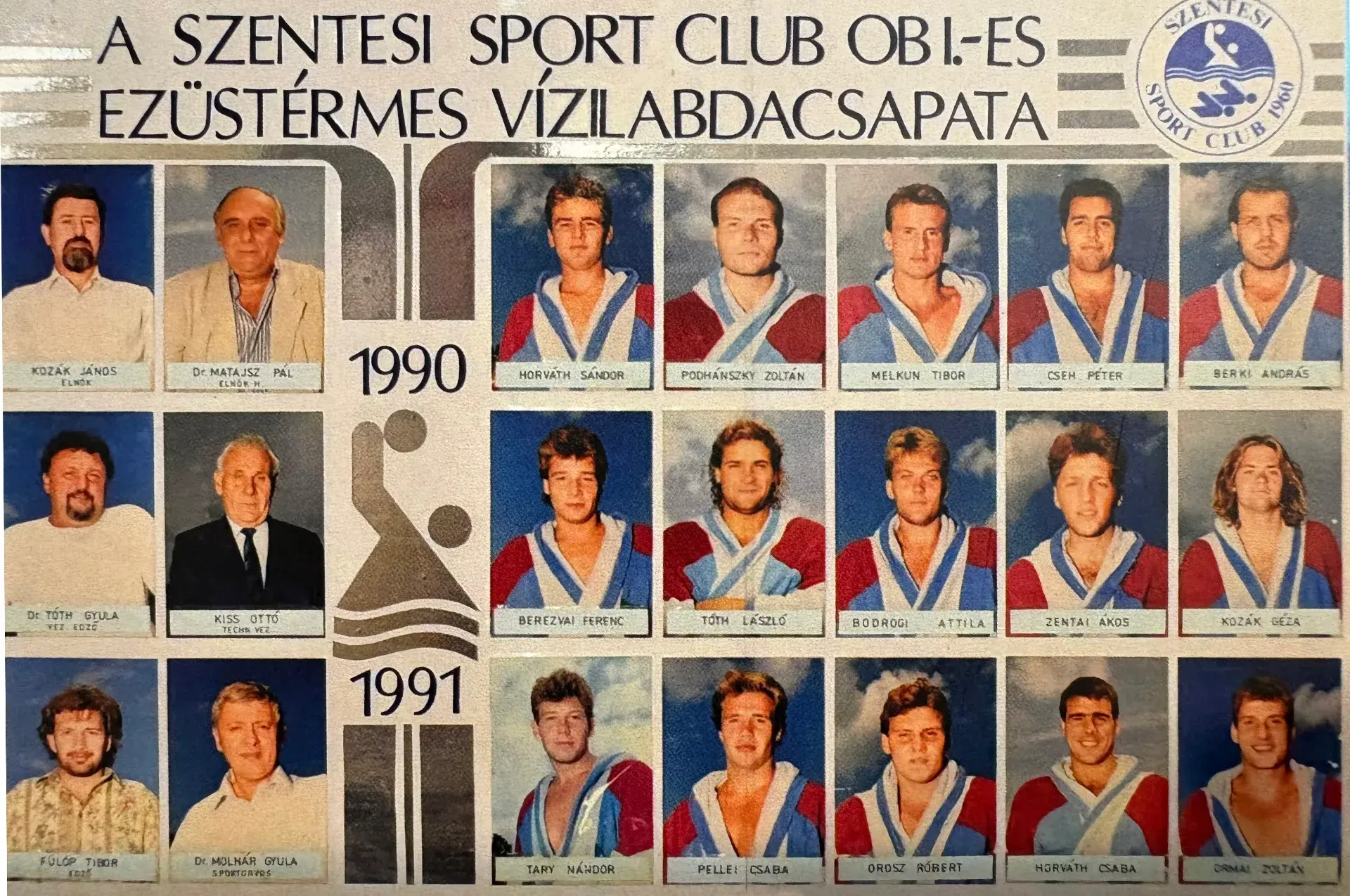 RETROSPEKTÍV – Harmincöt éves a Szentesi SC bajnoki ezüstérme